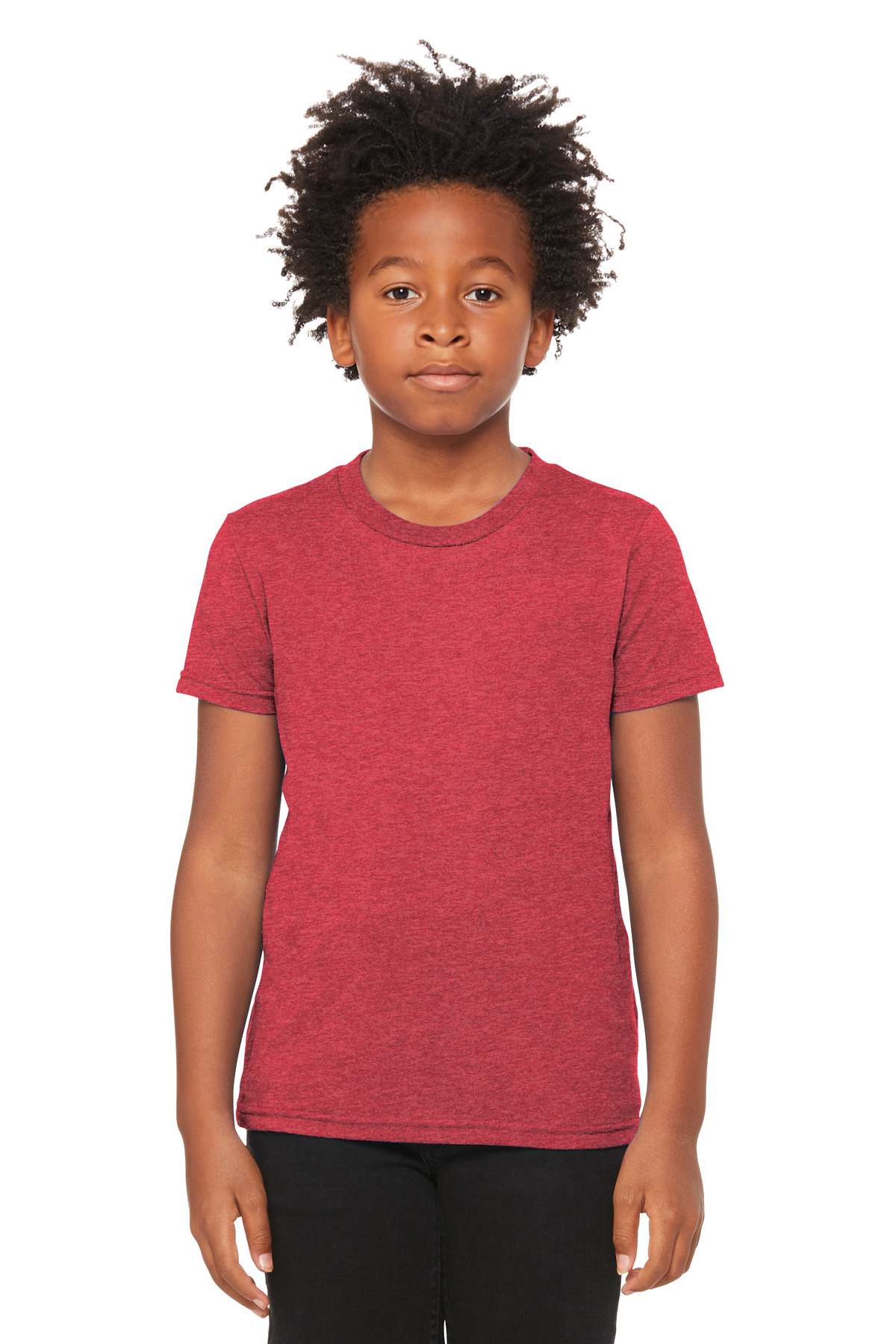 BELLA+CANVAS® Youth Heather CVC Tee 35