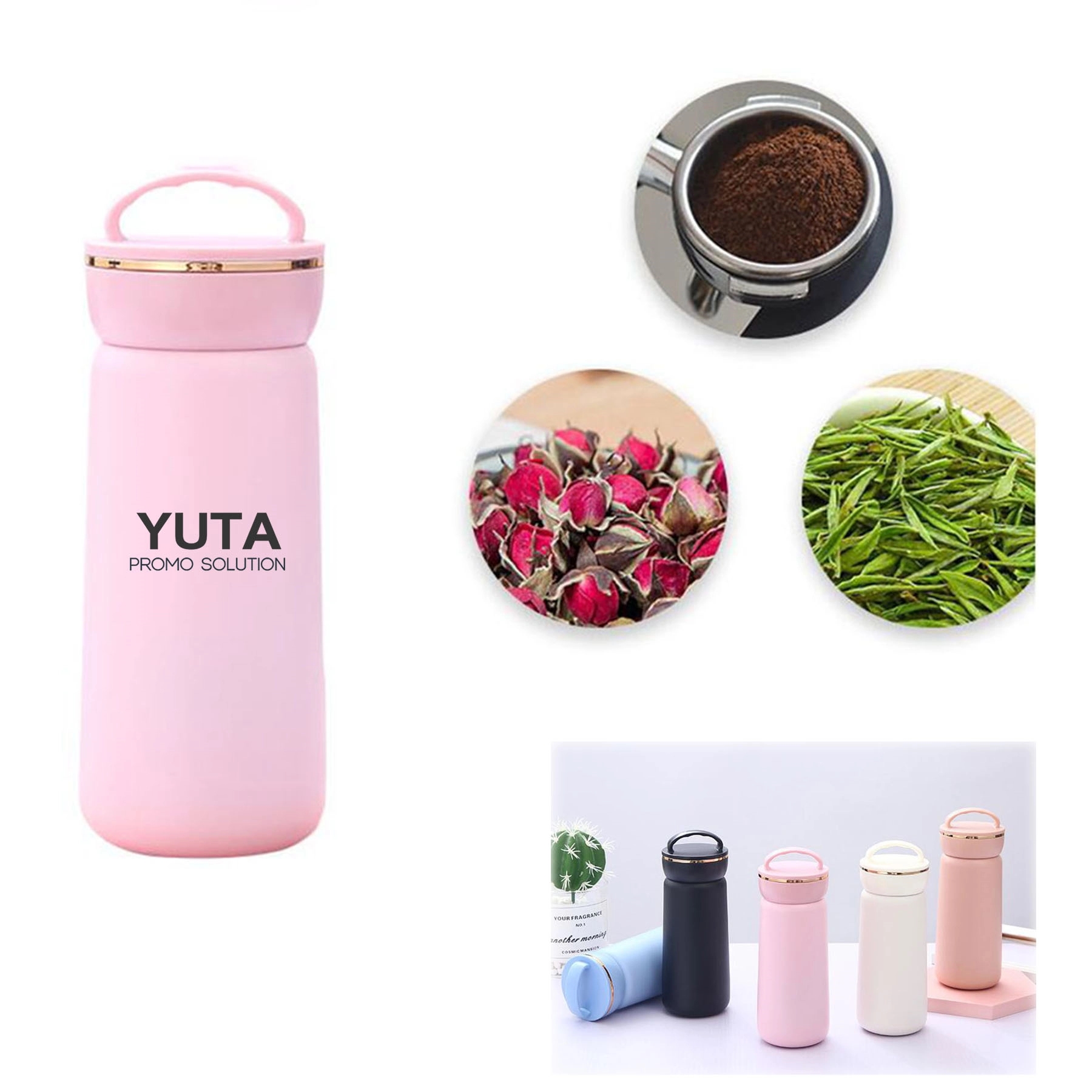 13Oz Stainless Steel Thermos Mug With Handle 1
