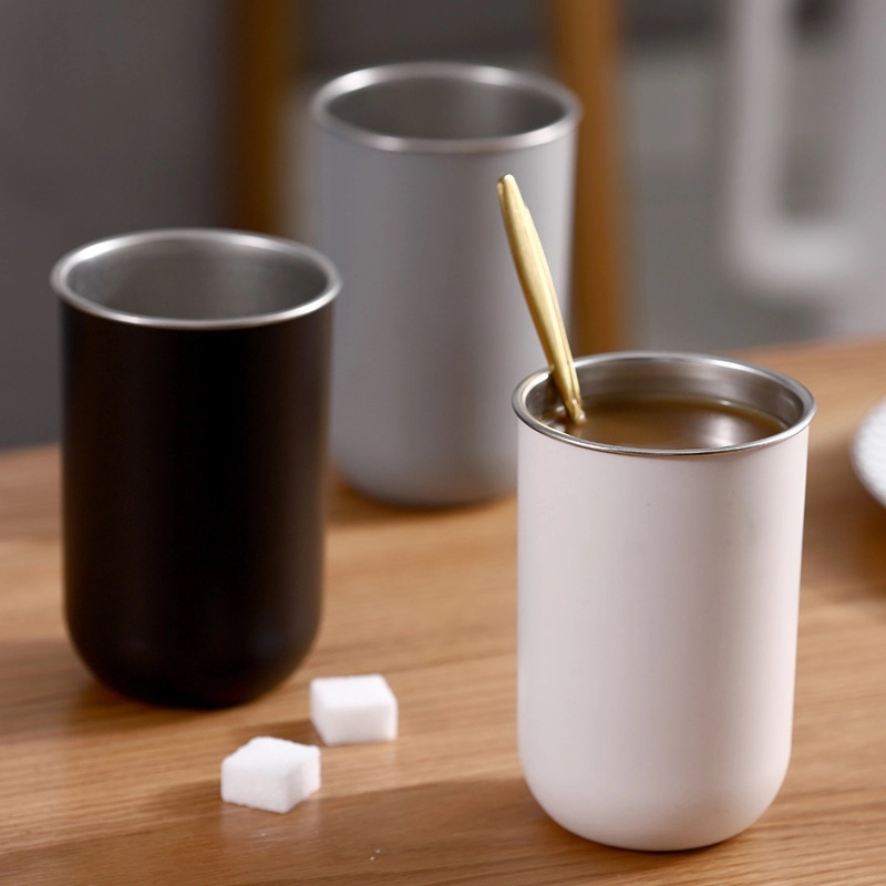 10oz Stainless Steel Coffee Cup 2