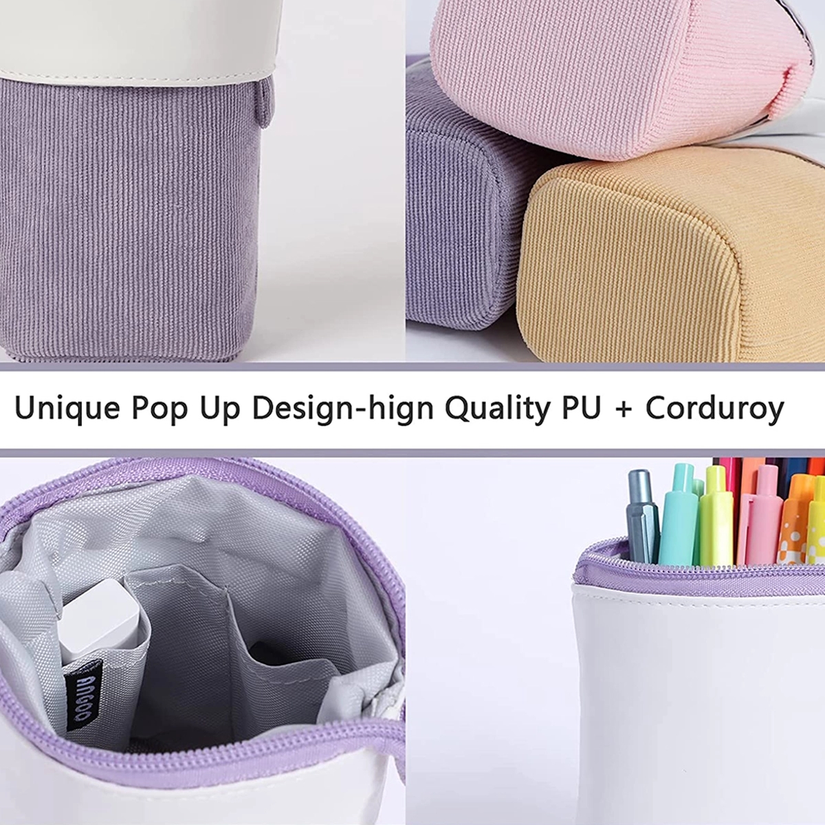 Pen Pencil Telescopic Holder Stationery Case 4