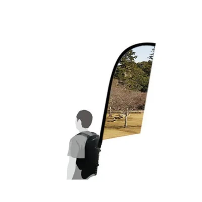 Full Color Backpack Feather Flag 13