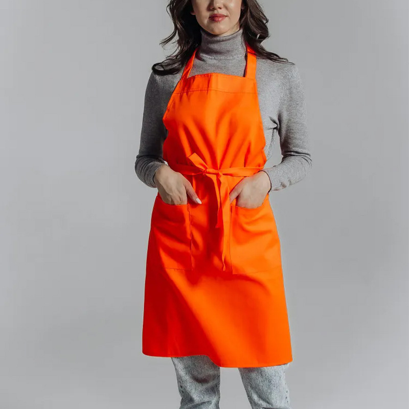 Adjustable Bib Apron with Long Ties 7