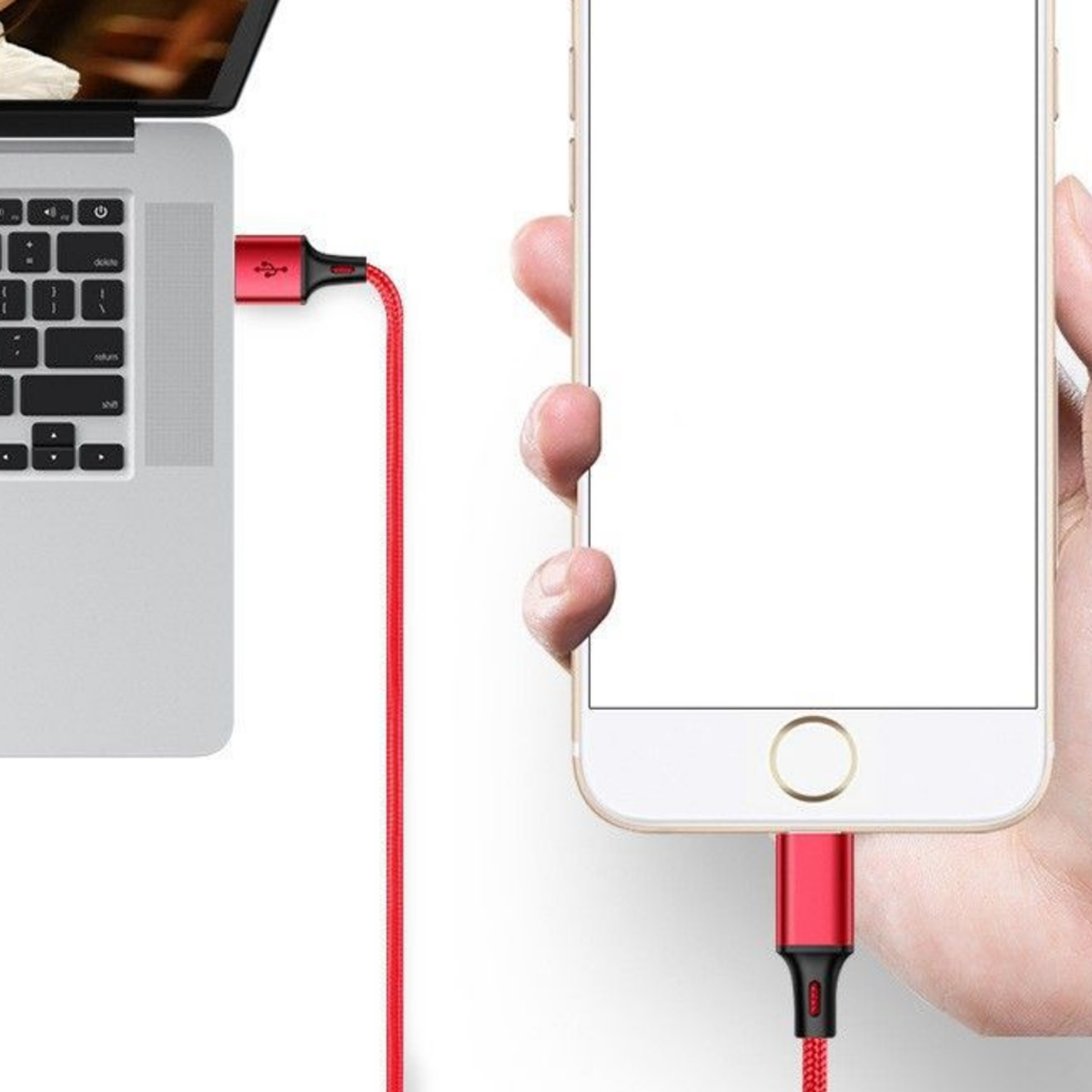 3-in-1 Charging Cable with Case USB to Type-C 2