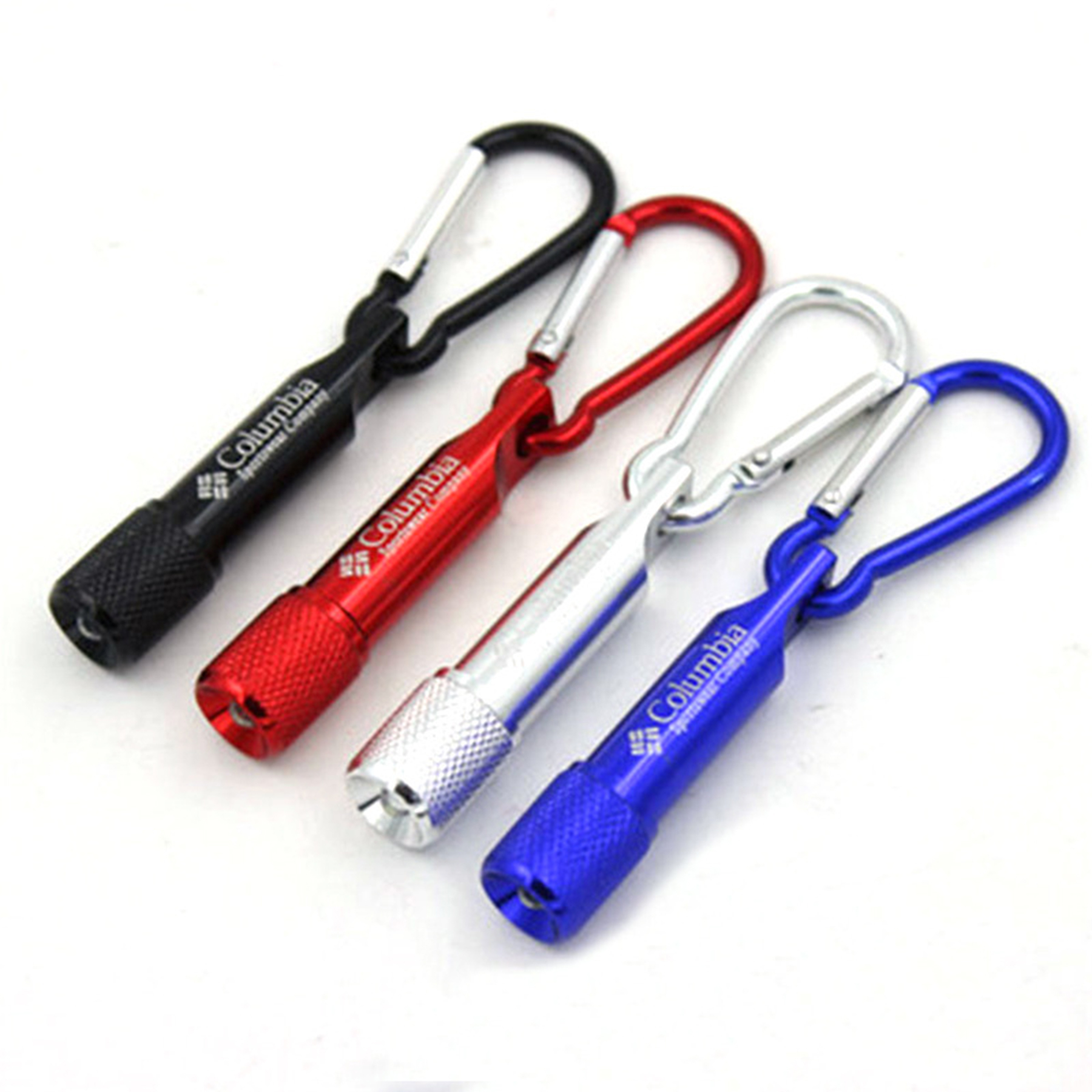 Mini LED Flashlight With Carabiner 1