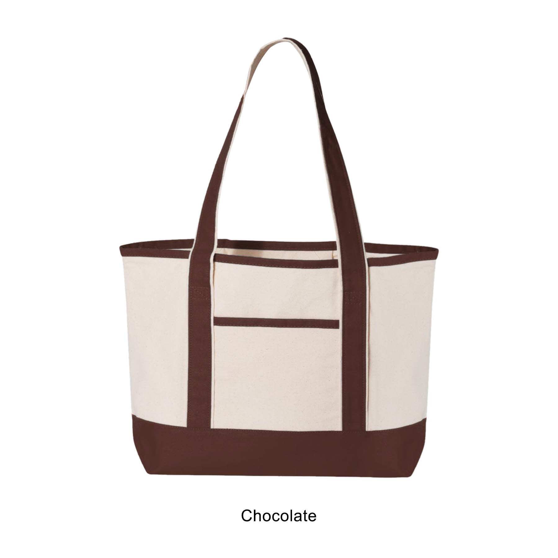 12 oz. Small Heavy Canvas Deluxe Pocket Tote Bag_R116BT 9