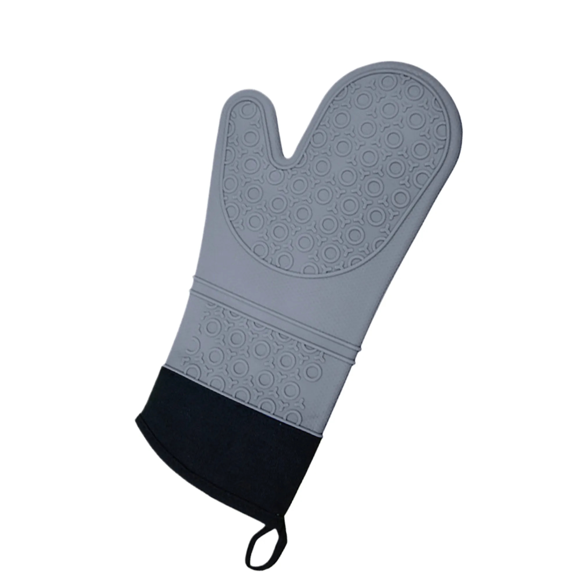 MOQ100 Heat Resistant Silicone Oven Mitts 7
