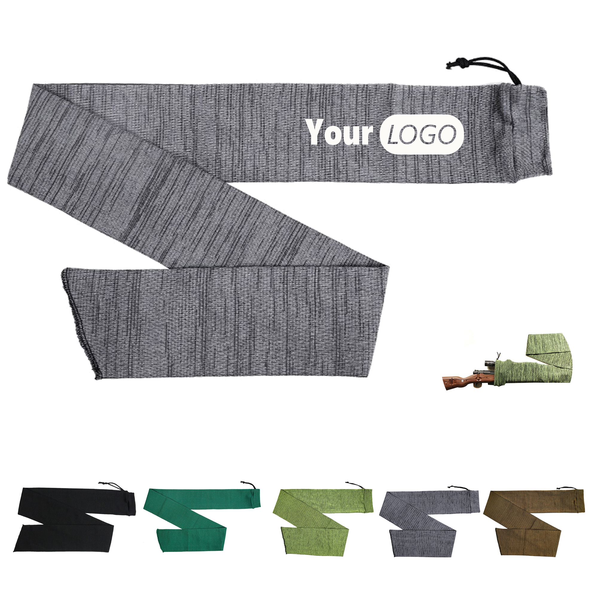 Polyester Drawstring Hunting Gun Sleeve 4