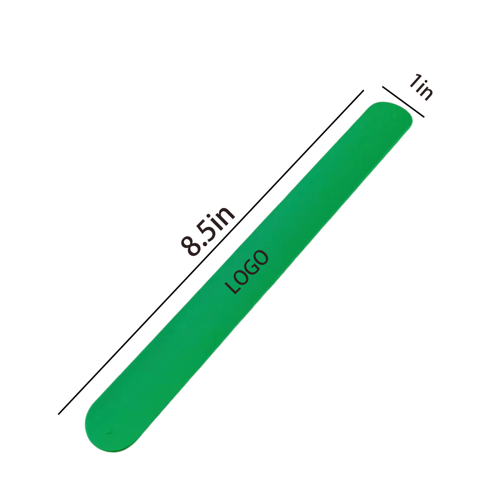 Multicolored Silicone Slap Bracelets 4