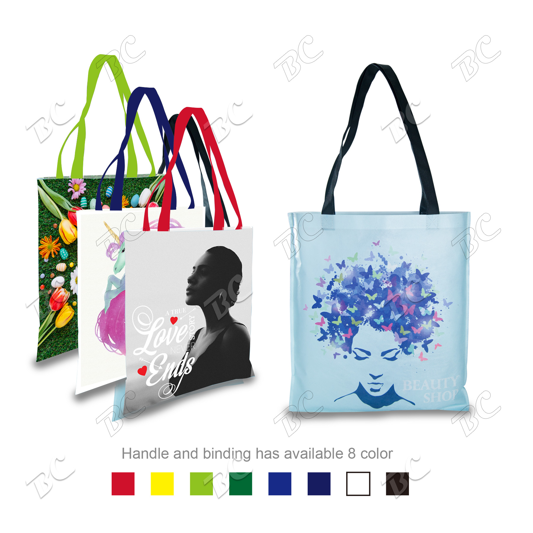 100 GSM PET Non-Woven Sublimated Promotional Tote Bag 1