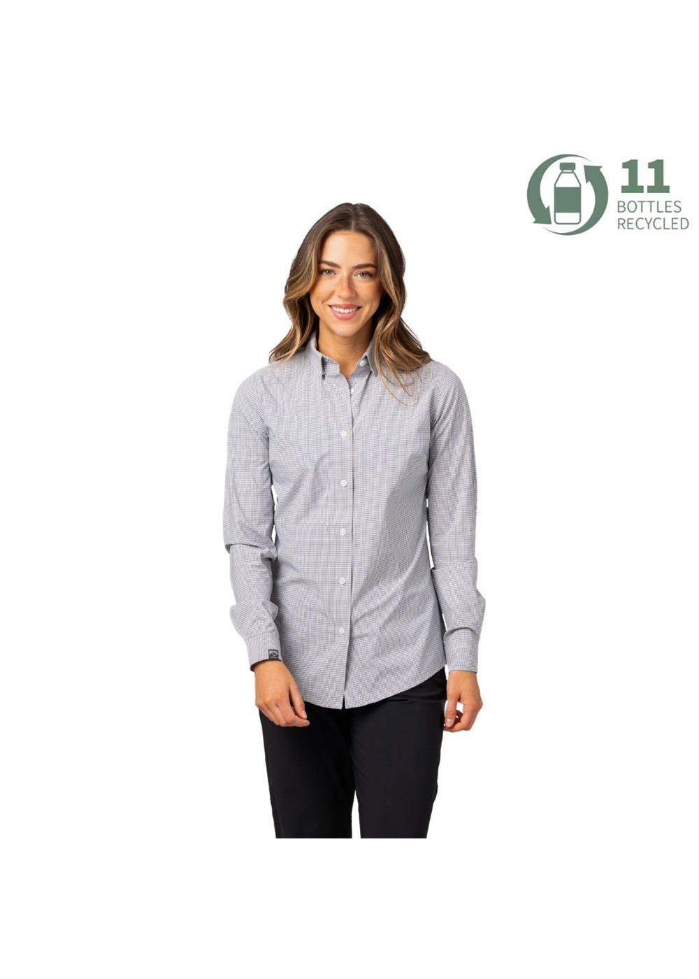 Storm Creek Women's Influencer 4-Way Stretch Windowpane Woven Shirt