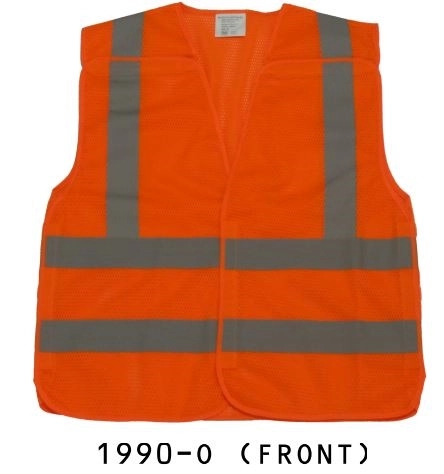 Ansi Class 2 5 Point Break Away Safety Vest 3