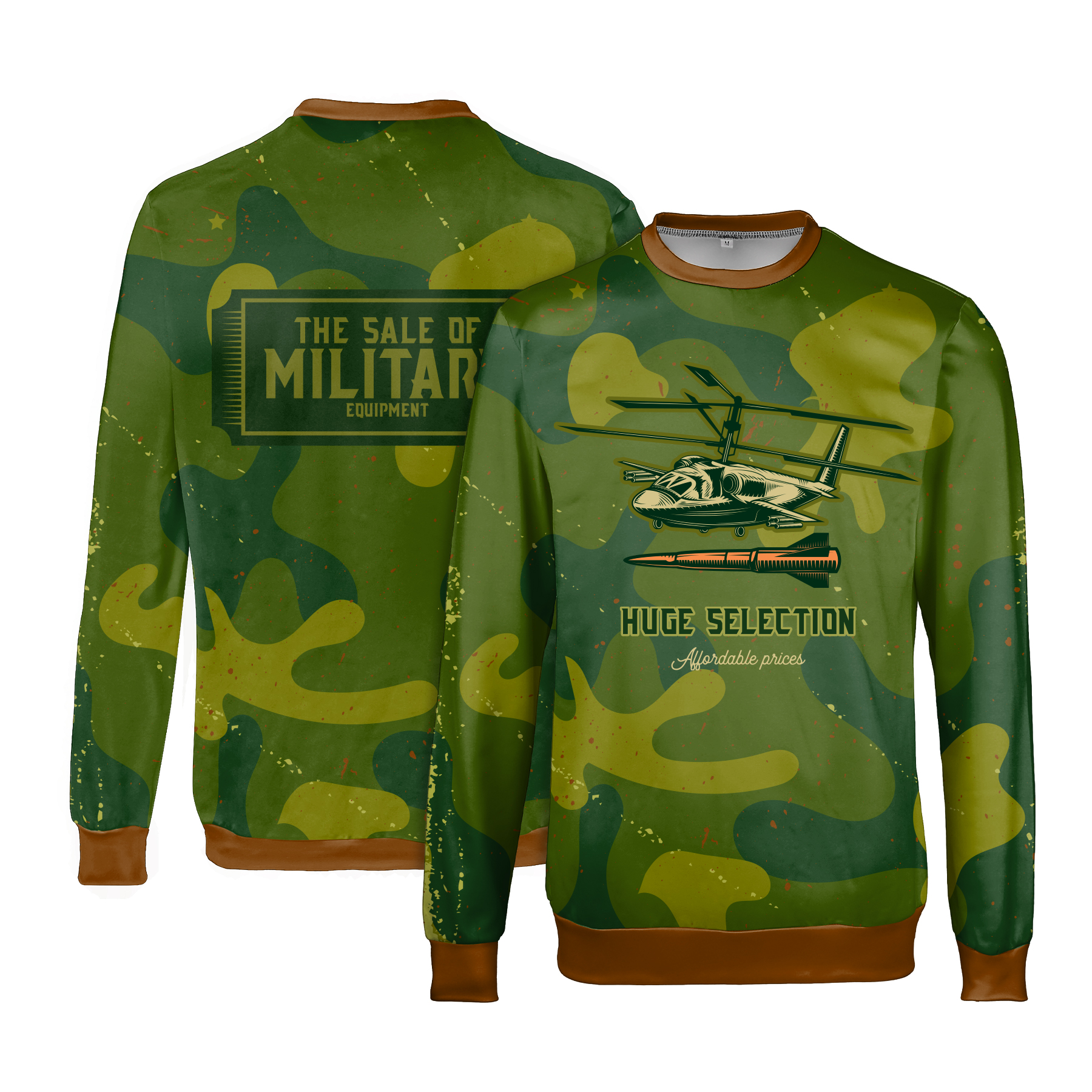 Custom Fully Sublimated Crew Neck Sweatshirts 4