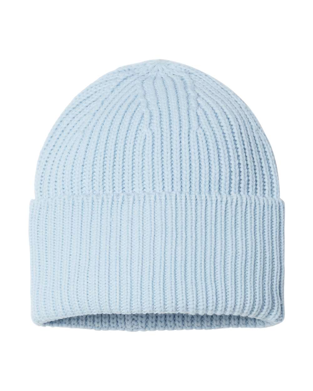 Sustainable Chunky Rib Cuffed Beanie - OAK 2