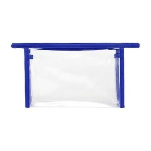 Clear Travel Security Toiletry Pouch 13