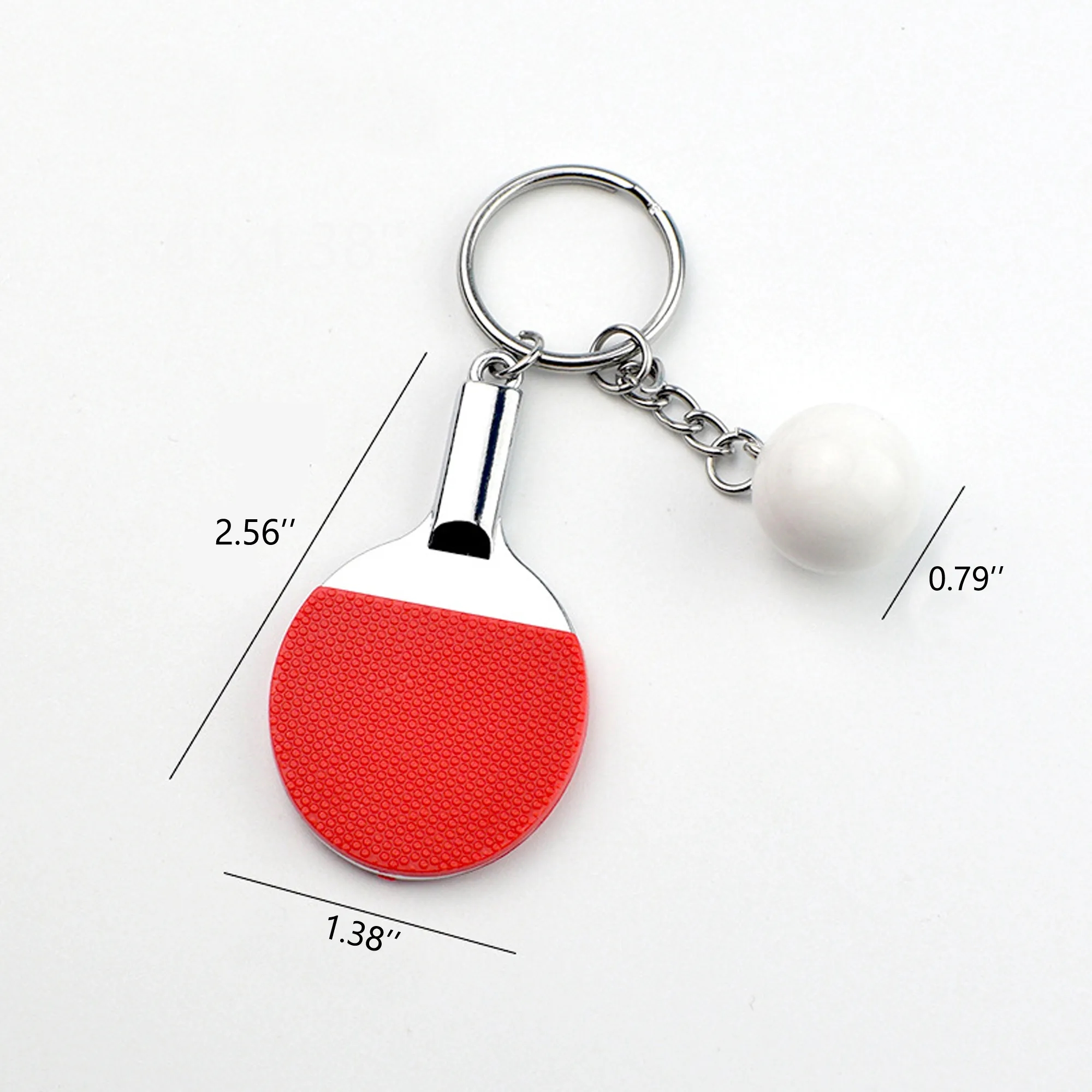 Mini Keyrings With Table Tennis Keychain 12