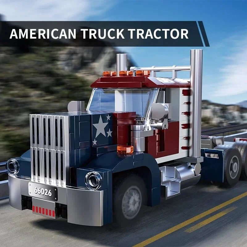 Buildifull Blocks Set - Freight Truck Tractor Head 9