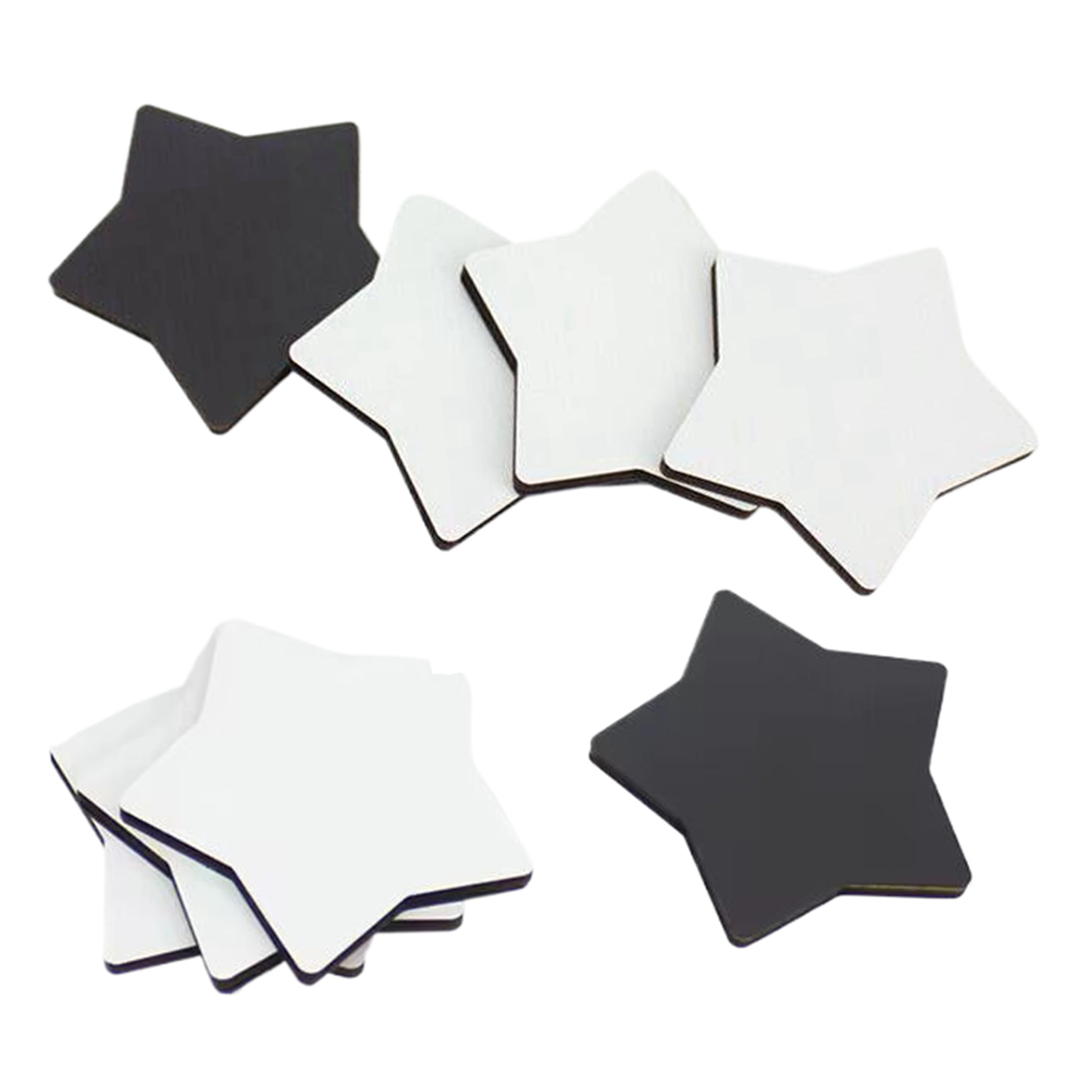 Star Shaped Sublimation MDF Fridge Magnet 3