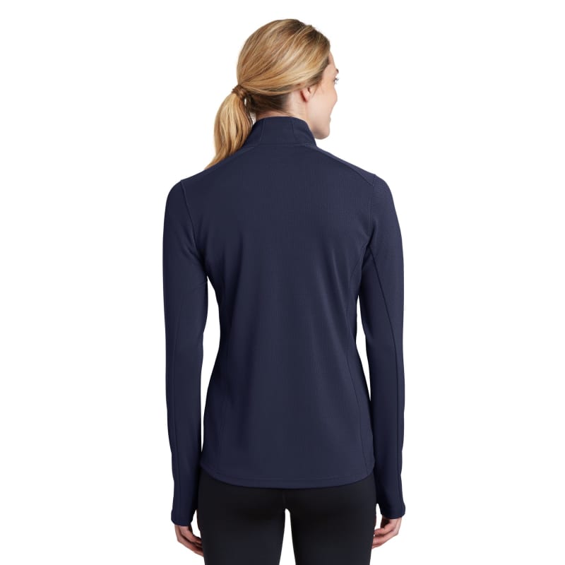 Sport-Tek Women's Sport-Wick Textured 1/4-Zip Pullover. 8