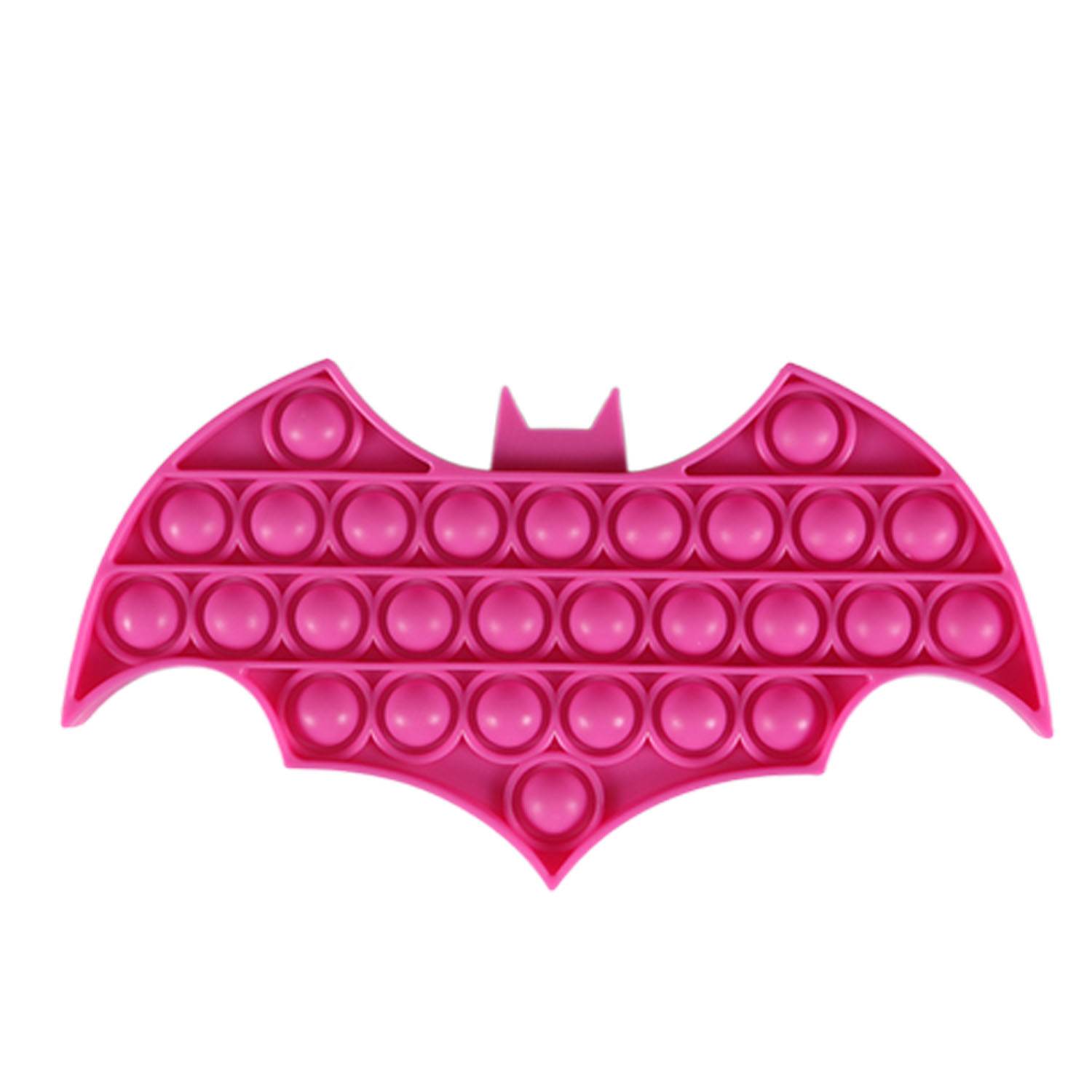 Halloween Colorful Bat Shaped Push Pop Bubble Ball Toy 6