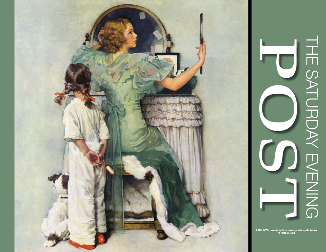 HotLine® Products Saturday Evening Post Appointment Calendar - Spiral 8