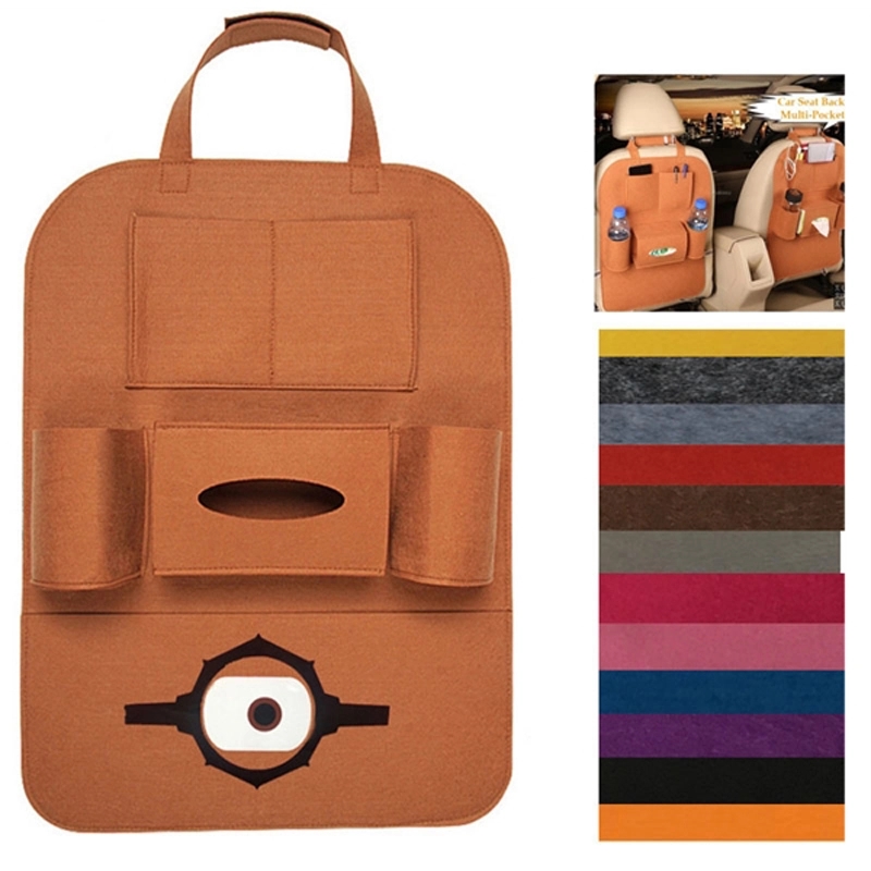 Felt Car Seat Storage Bags Car Back Seat Detachable Pocket 2