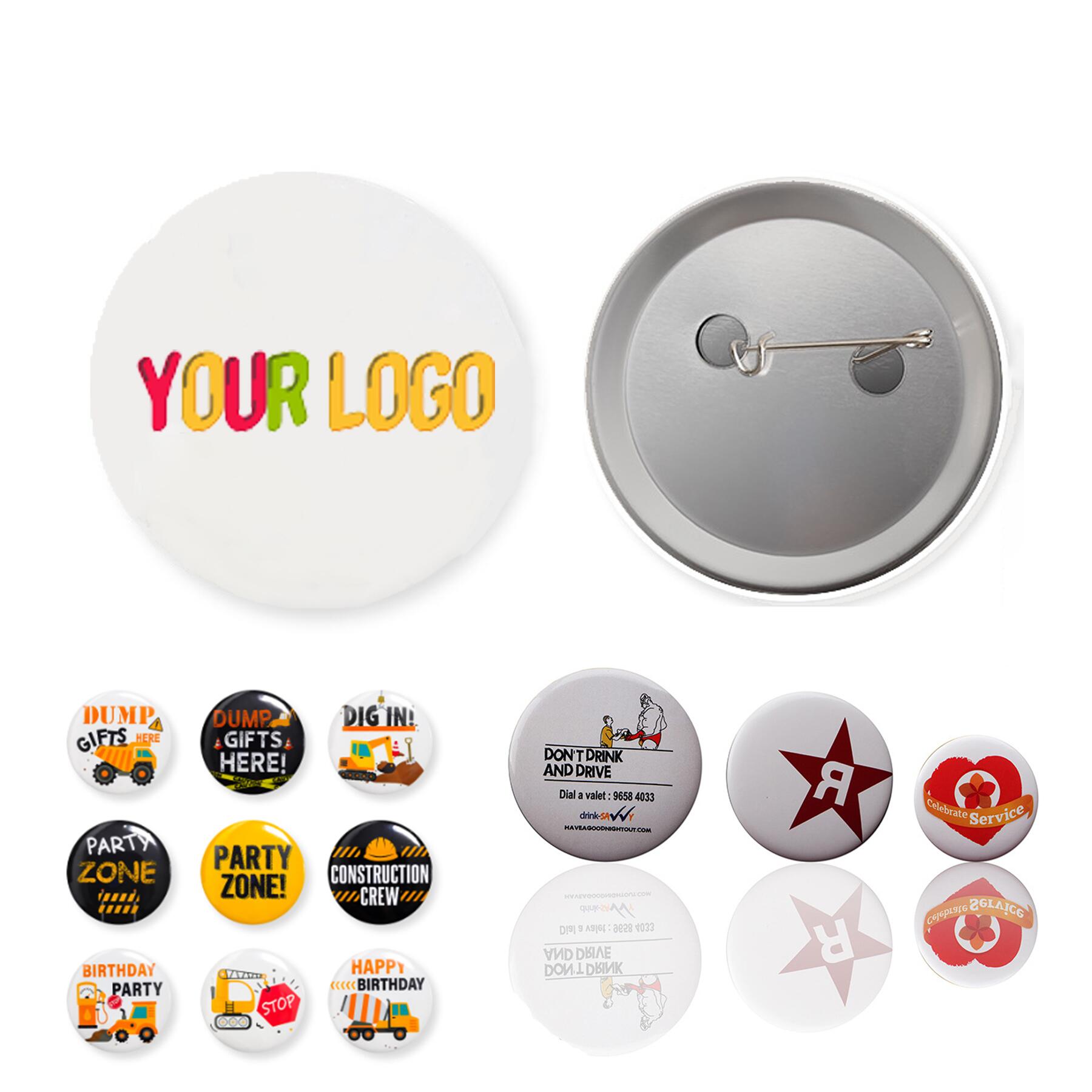 Round Shape Tin Badges 2