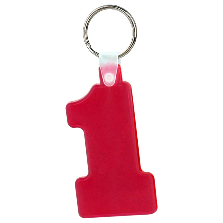 Soft Squeezable Key Tag (Number 1) 9