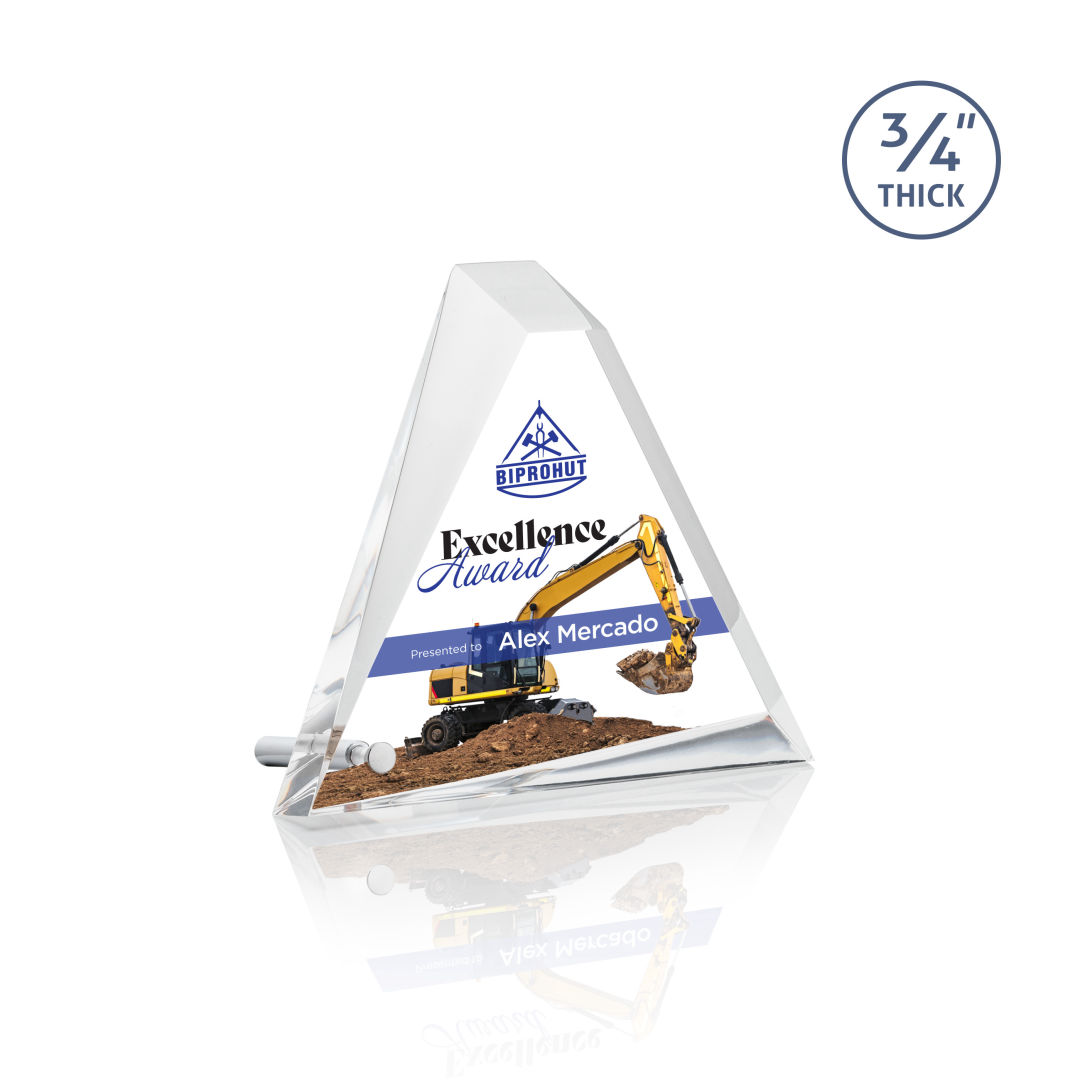 Mosaic Triangle VividPrint™ Award - Silver 3