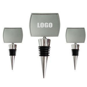 Stylish Round Angle Rectangle Design Wine Bottle Stopper 9