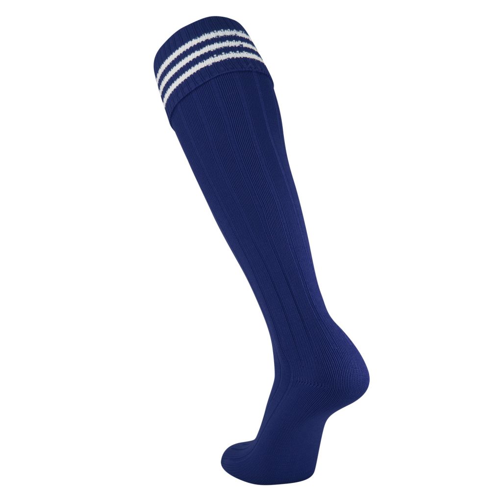 European Striped Soccer Socks Fold Down Top 6