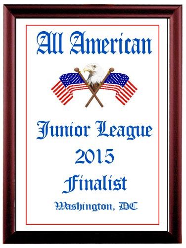5" x 7" Full Color Dye Sublimated Cherry Edge Plaque 2