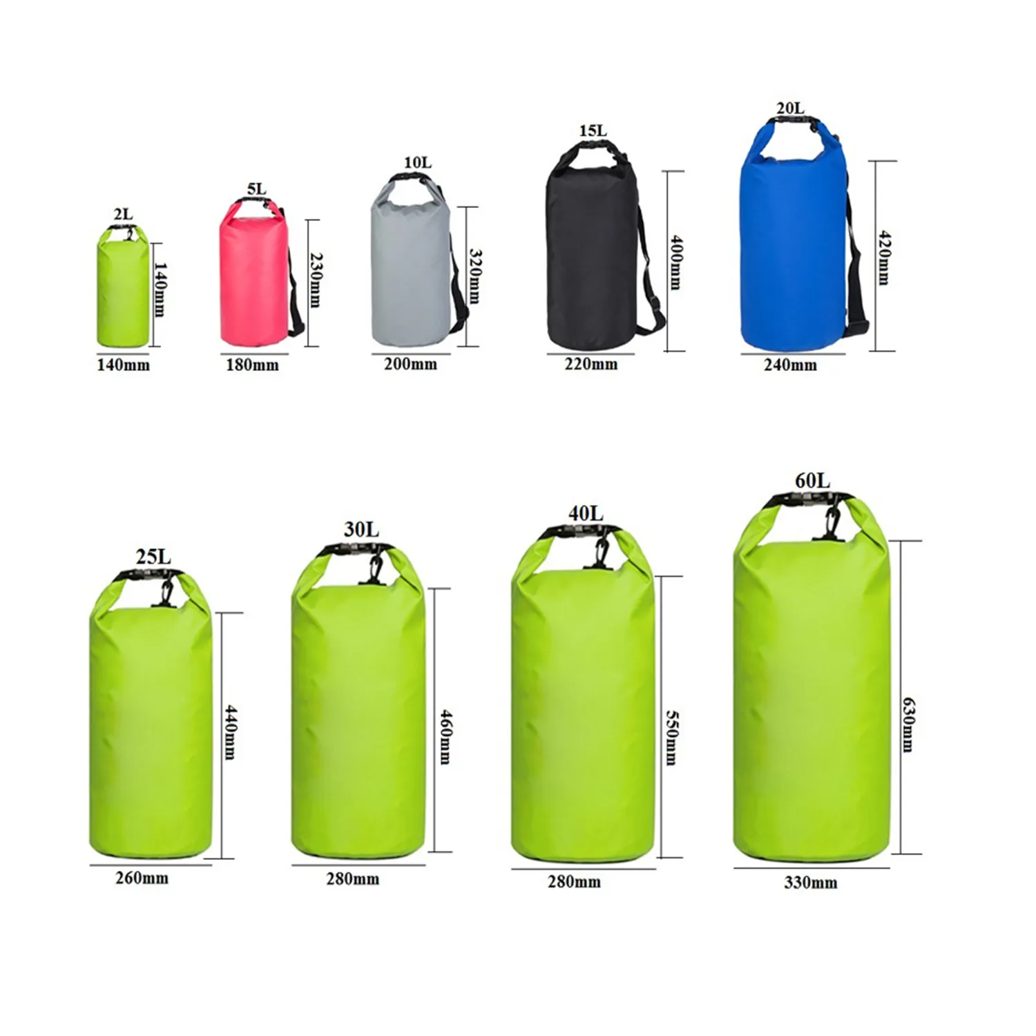 10L Dry Storage Bag Backpack 10