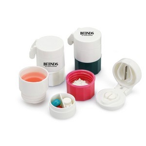 4 In 1 Pill Case Cup With Cutter And Grinder 8