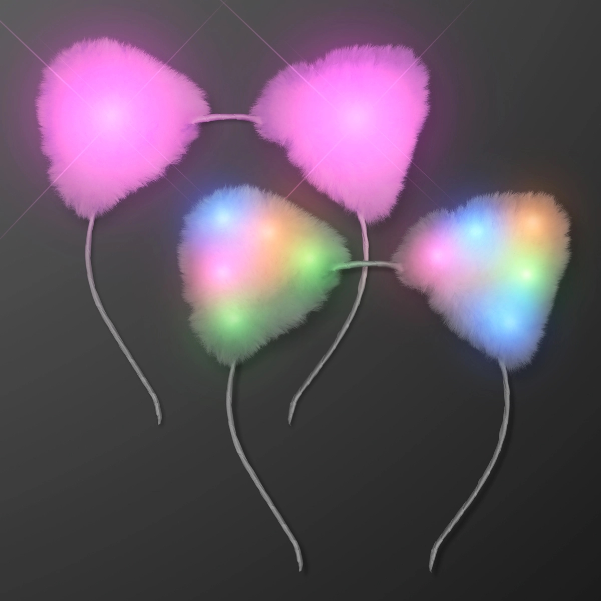 Soft Cat Ears Light Up Headbands 2