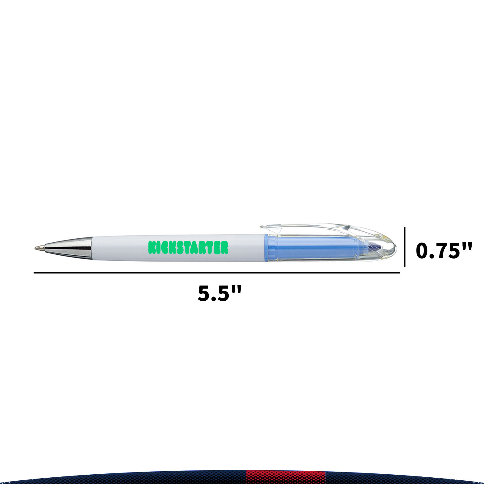 Jazeo 2in1 Ball Point Pen with Highlighter 6
