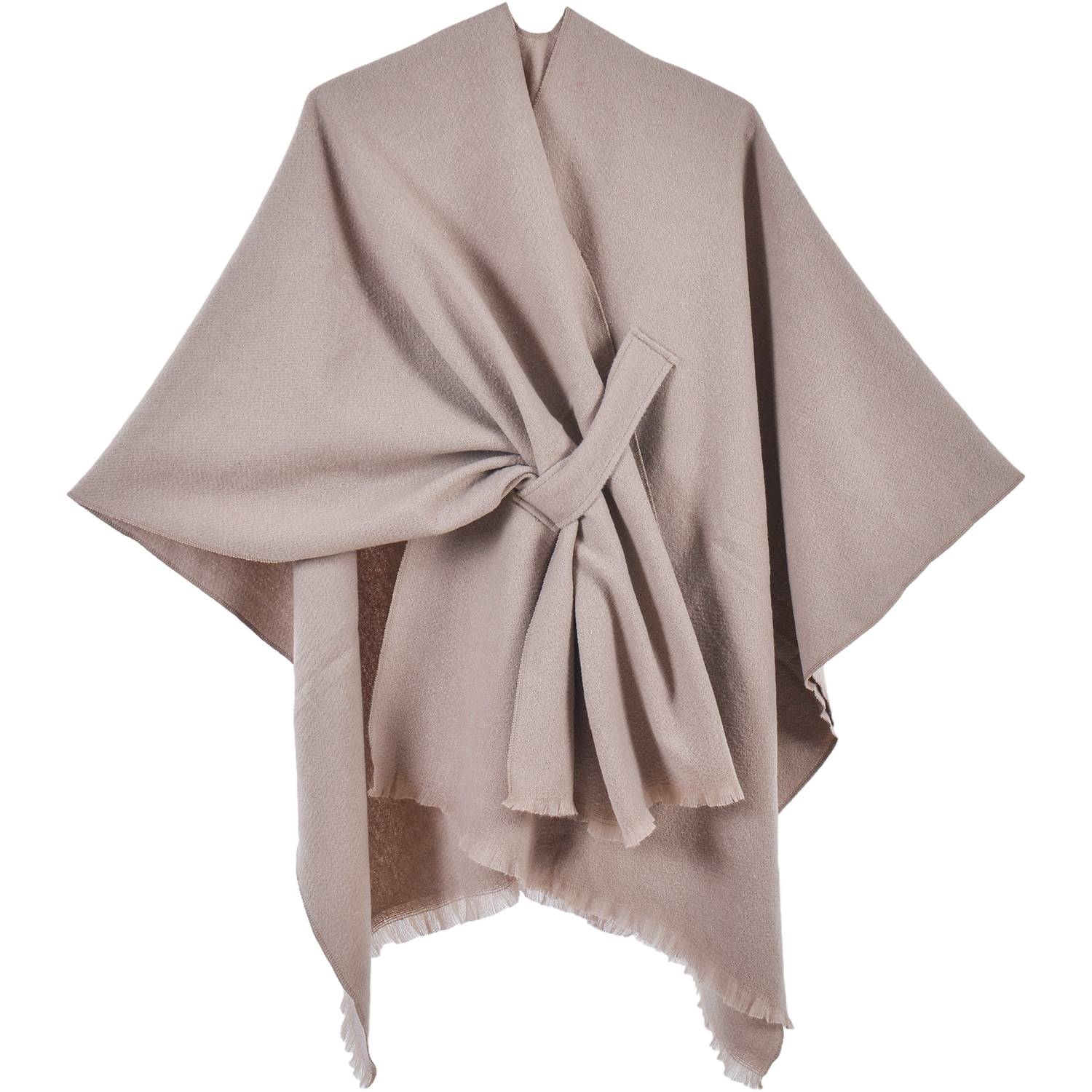 Winter Thermal Cashmere Split Style Shawl 4