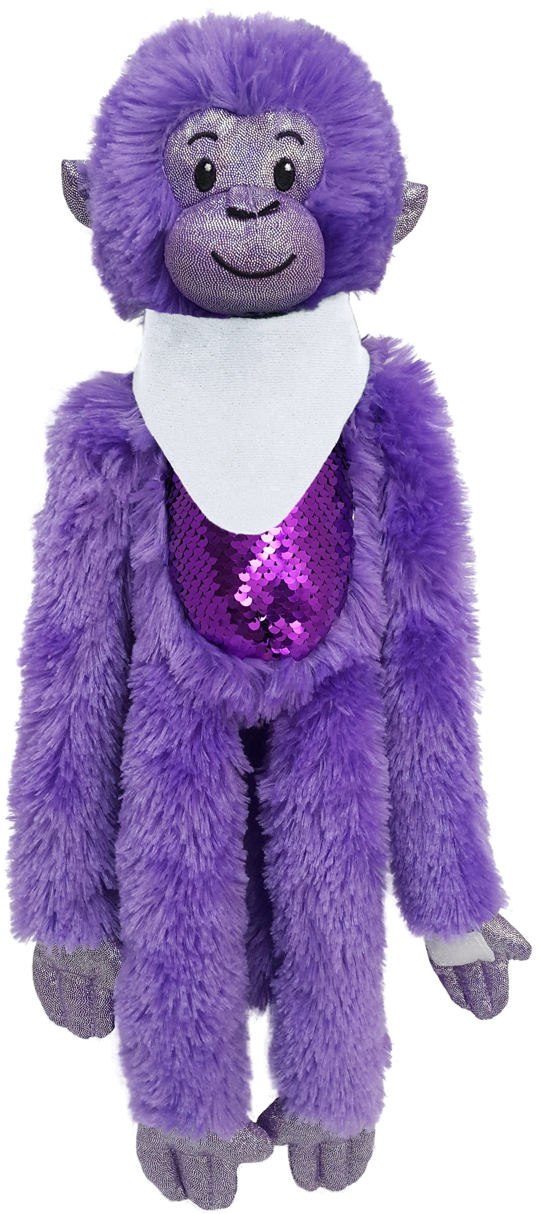 21" Purple Spider Monkey with Sequins 14