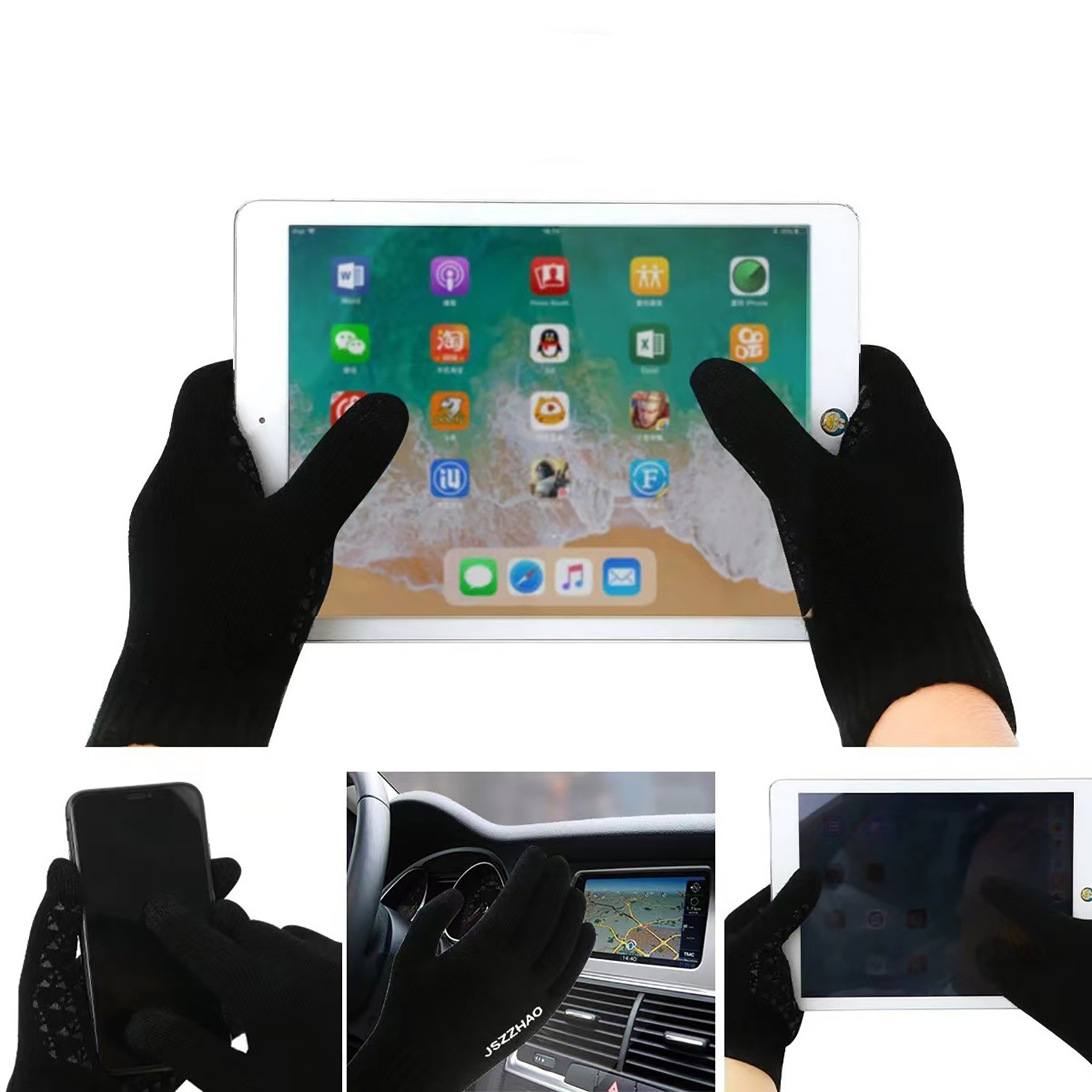 Touch Screen Knitted Warmth Gloves 3