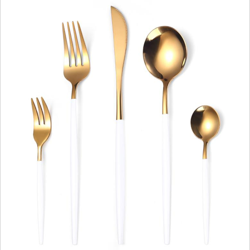 5pcs Stainless Steel Silverware Gift Set 5