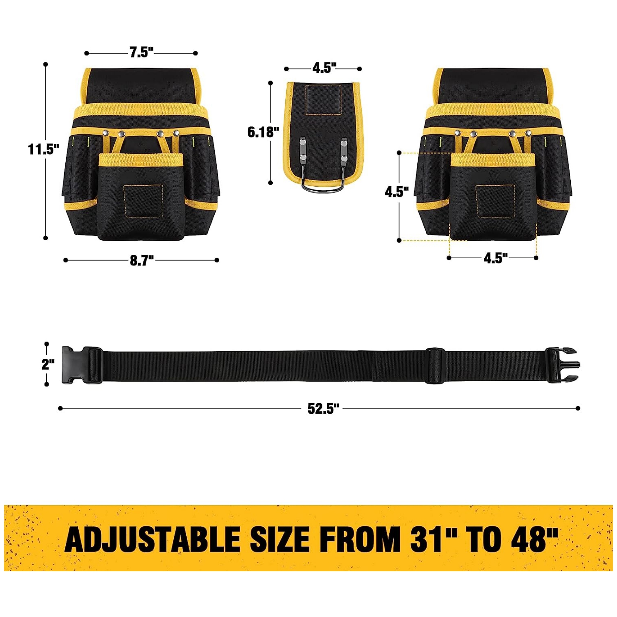 Heavy Duty Tool Belt 4