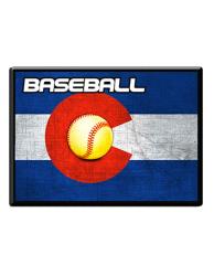 Plaque: Colorado State 8", MDF 3/8 thick Wood, 2