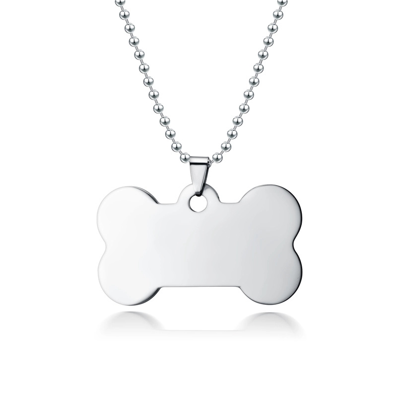 bone shape dog tag 1