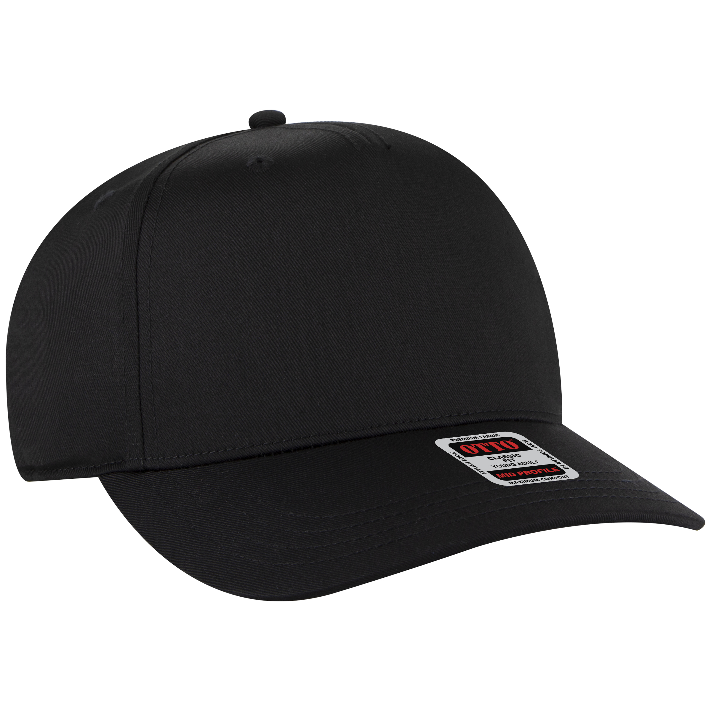 OTTO CAP® 5 Panel Mid Profile Baseball Cap 26