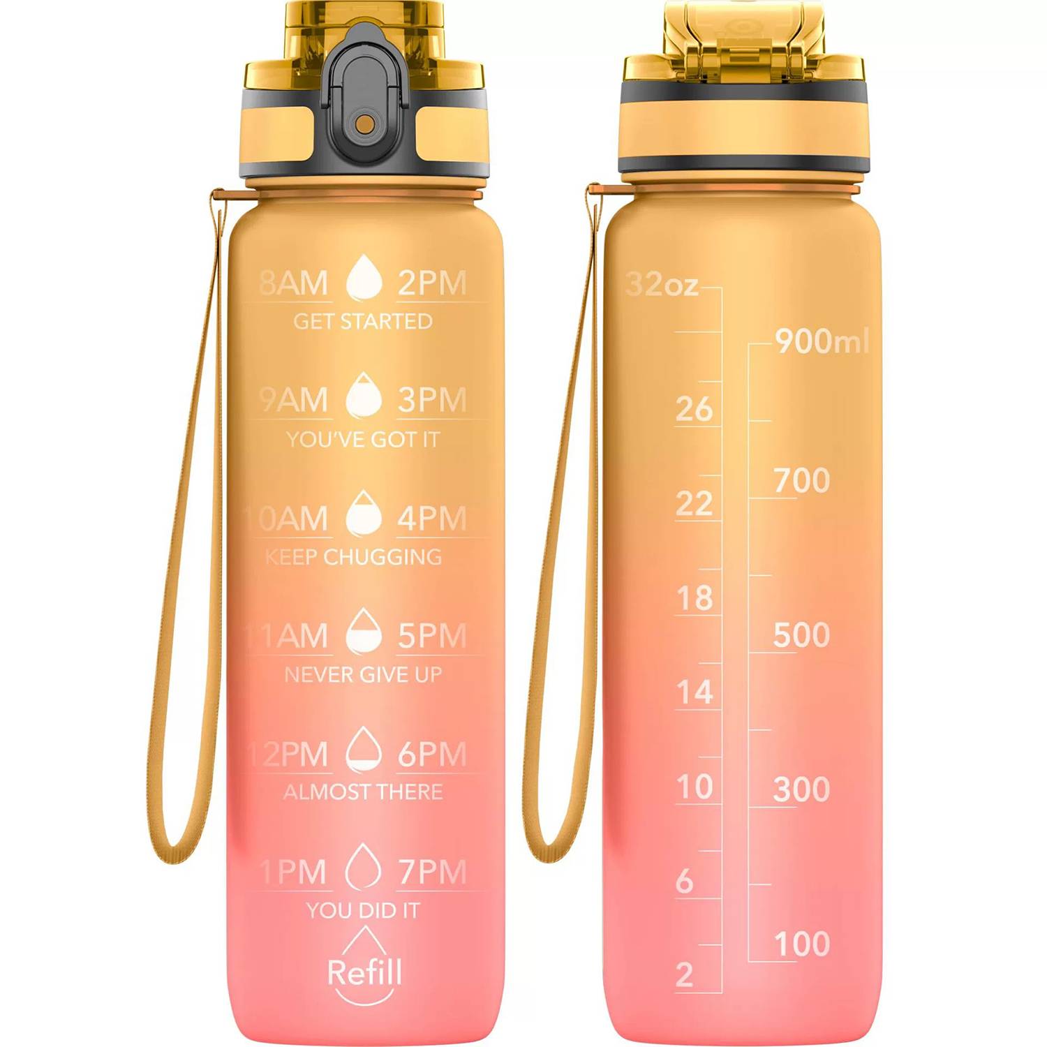 32oz BPA-Free Leakproof Water Bottle w/Gradient Color Design 5