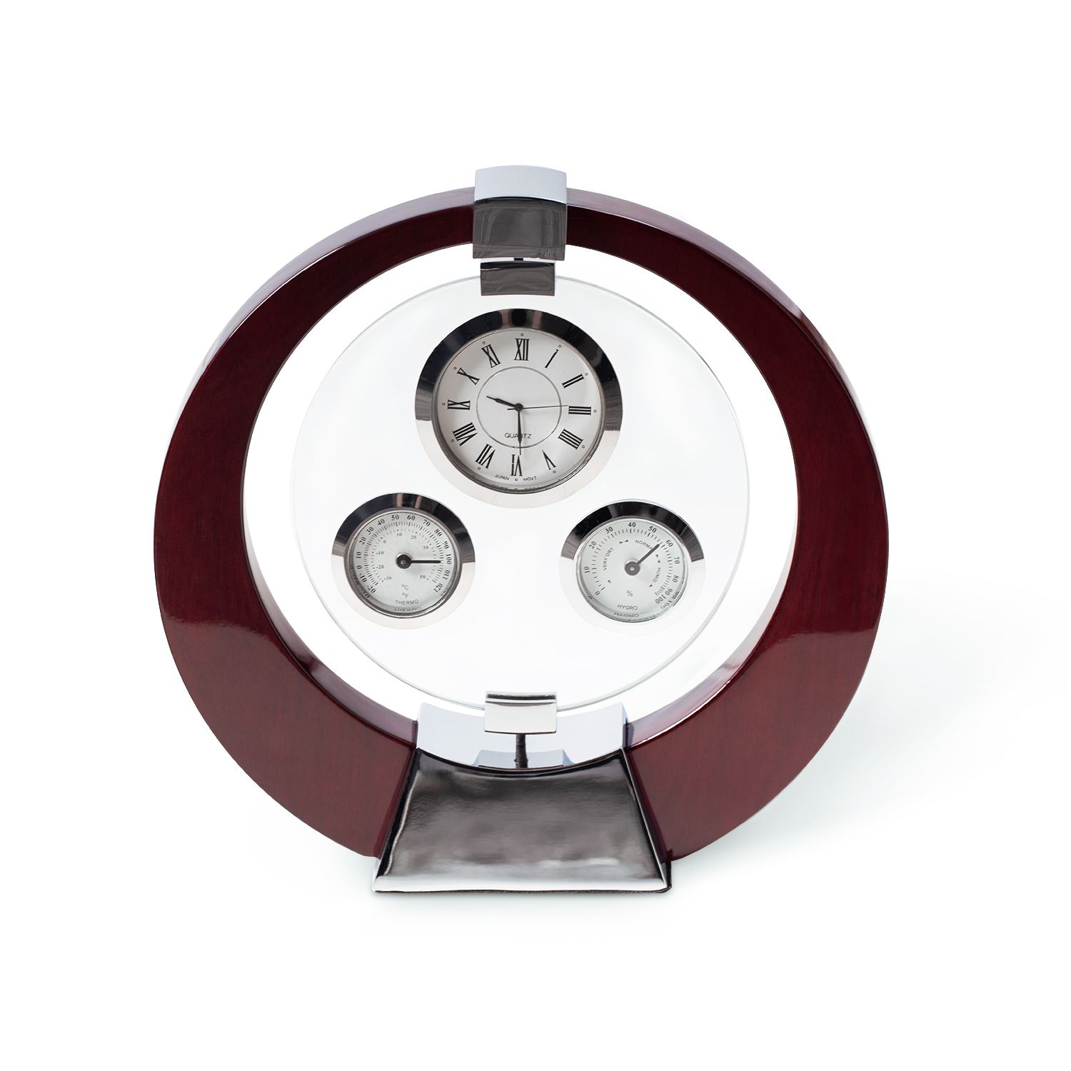 Mahogany Desk Clock 2