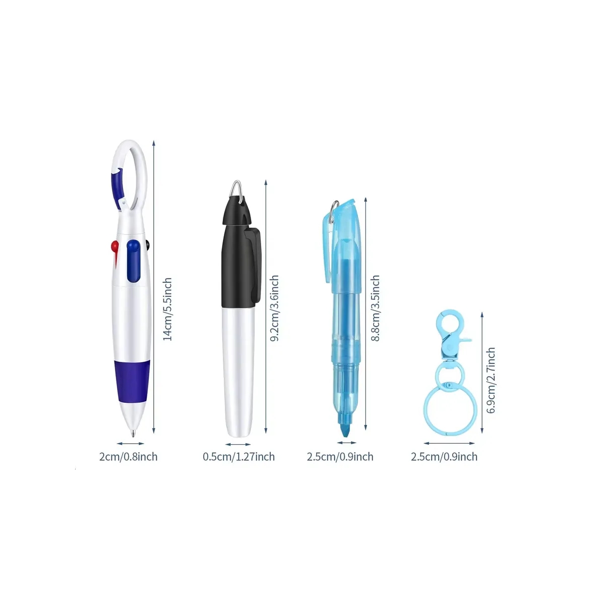 Nurse Retractable Badge Reel With LED Pen Set 5