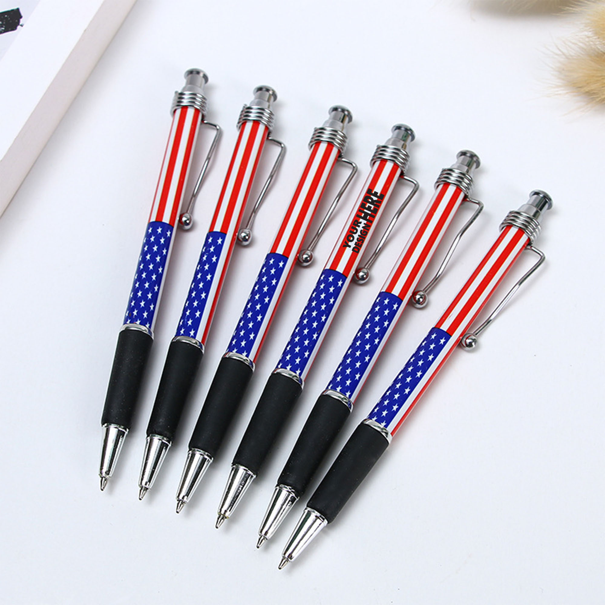 Patriotic Ballpoint Pen With USA Flag Design 2