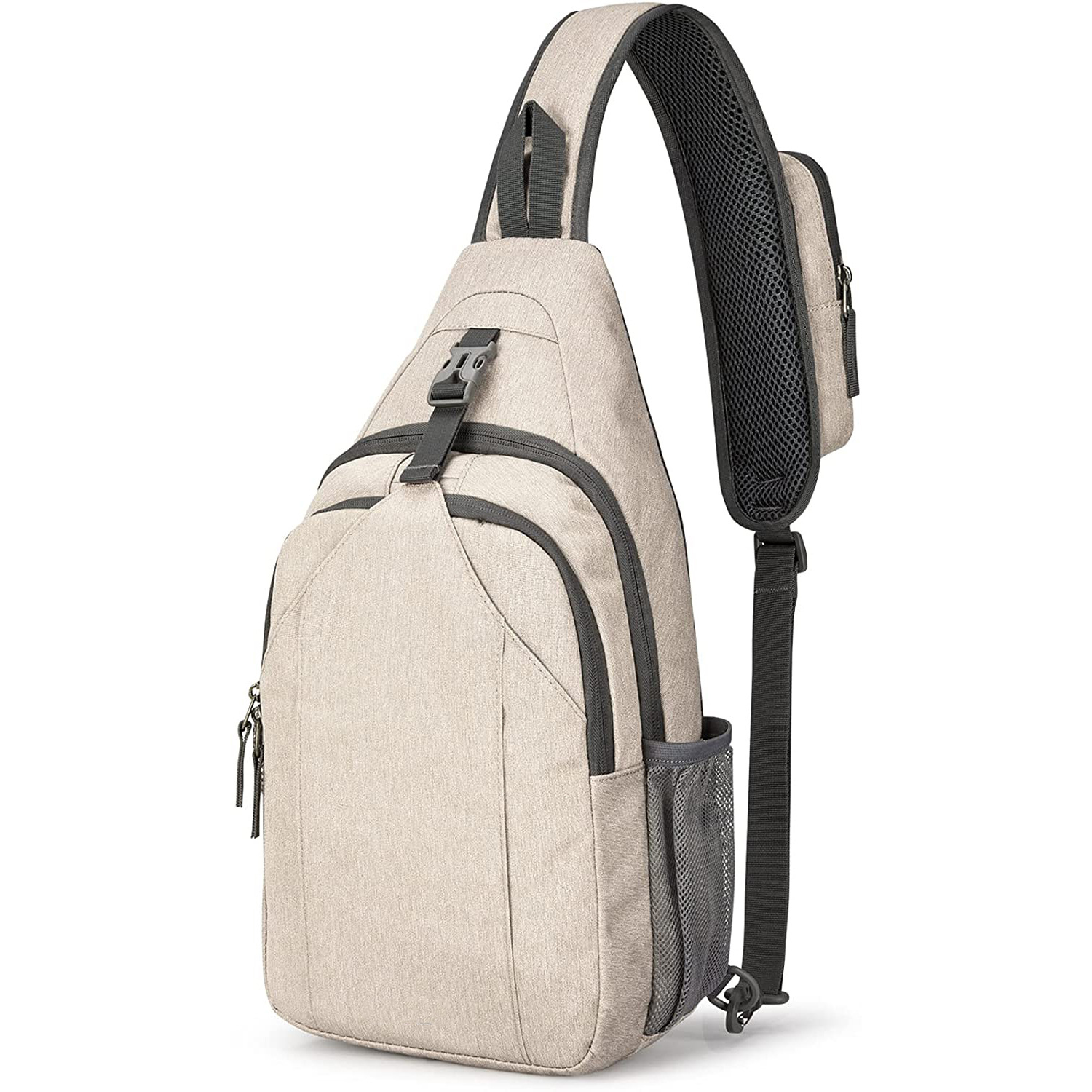 RFID Blocking Sling Backpack Crossbody Chest Bag for Hiking 4
