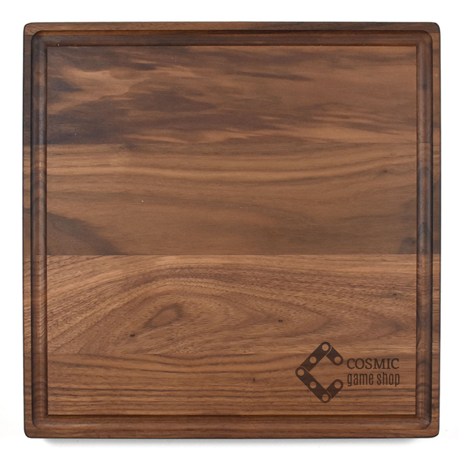 12 x 12" Walnut Square Cutting Board with Juice Groove
