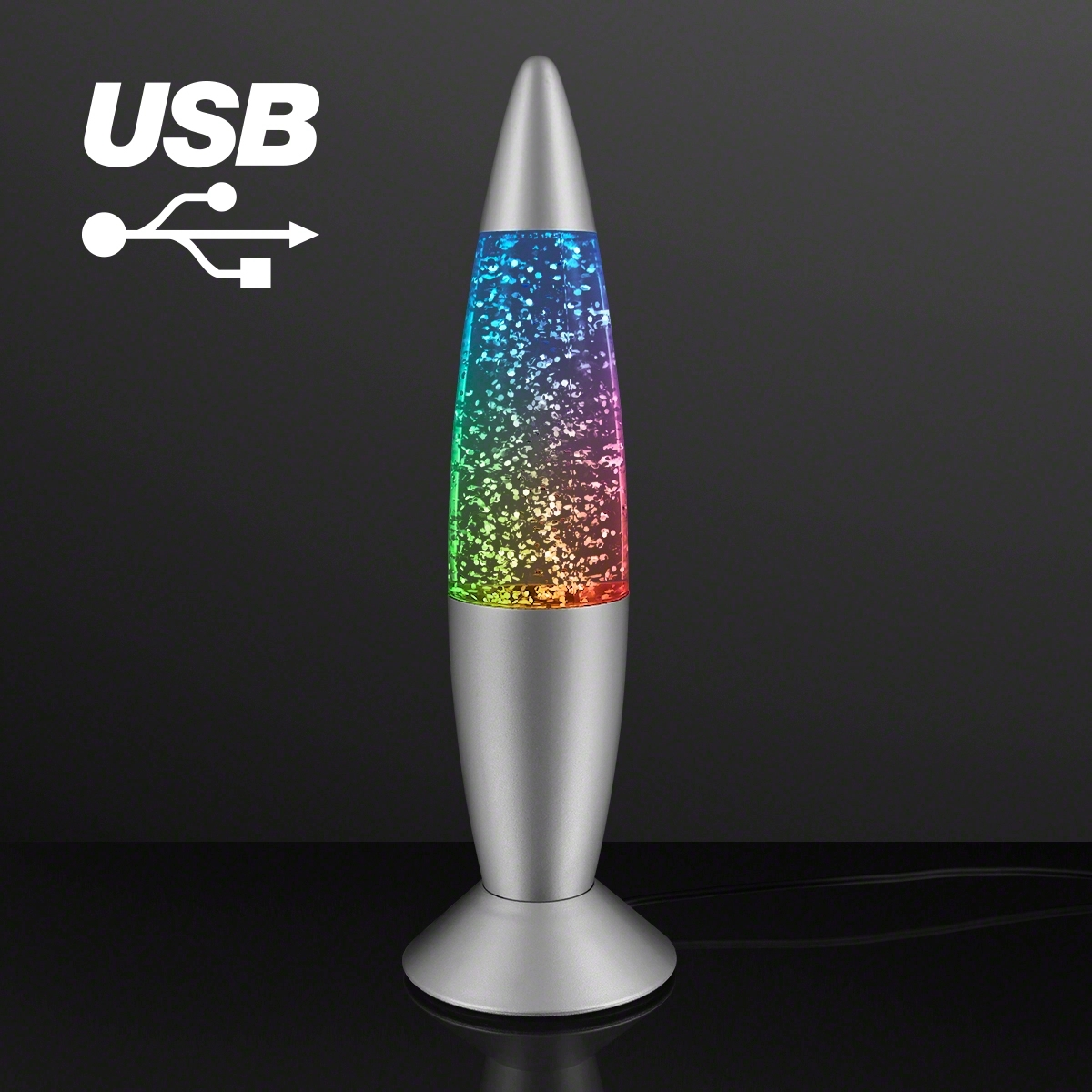 Groovy Glitter Lamp USB Mood Light 3